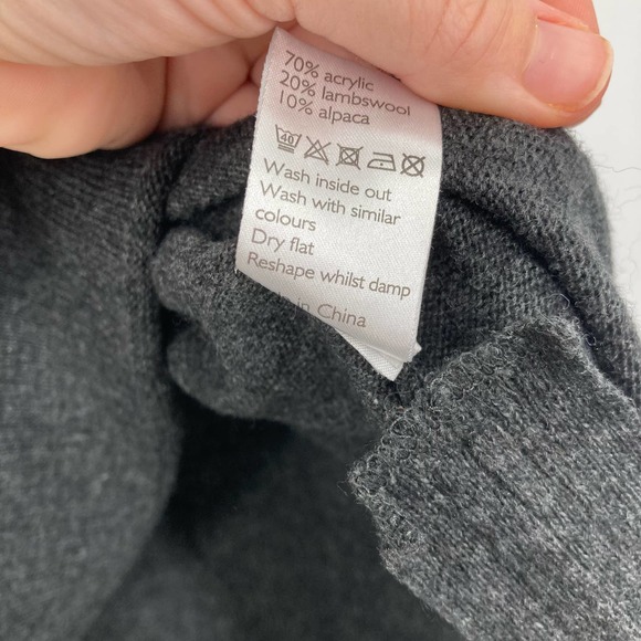 Kim by John Lewis Alpaca Wool Blend Jumper Sweater Lagenlook - Picture 7 of 9